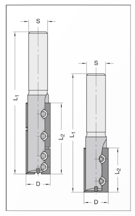 Wendeplatten Nutfräser 22030-5 Z2