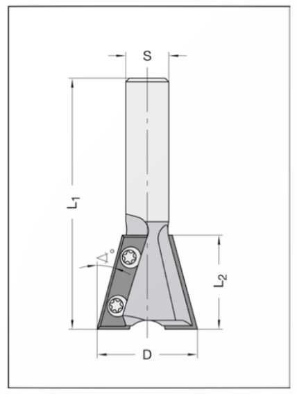 Wendeplatten Gratfräser 22726-5 Z2