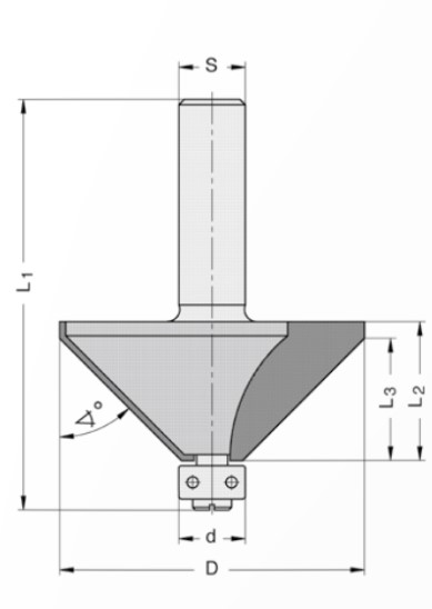 Fasefräser 24106-5 Z2