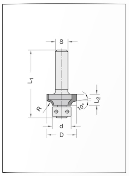 Abrundfräser 24360-5 Z2