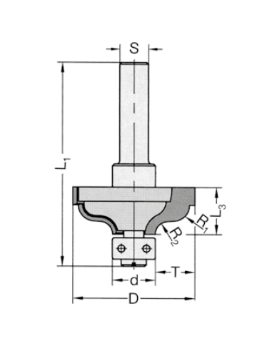 Profilfräser 24470-5 Z2