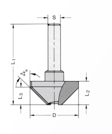 Fasefräser 24550-5 Z2