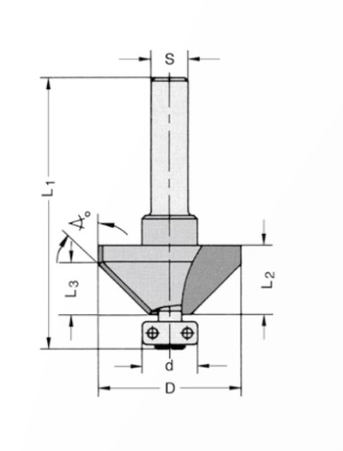Fasefräser 24560-5 Z2