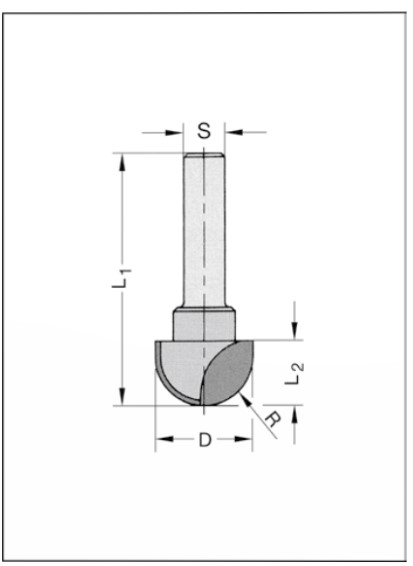 Hohlkehlfräser 24580-5 Z2