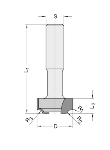 Profilfräser 24796-03 Z2