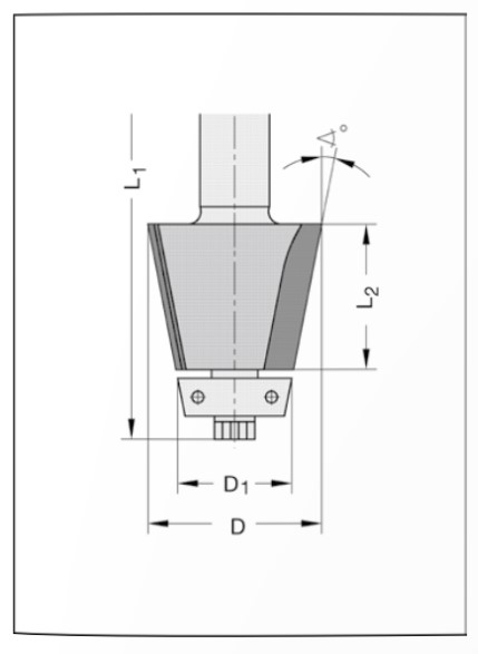 Fasefräser mit Anlauflager 24796-04 Z2