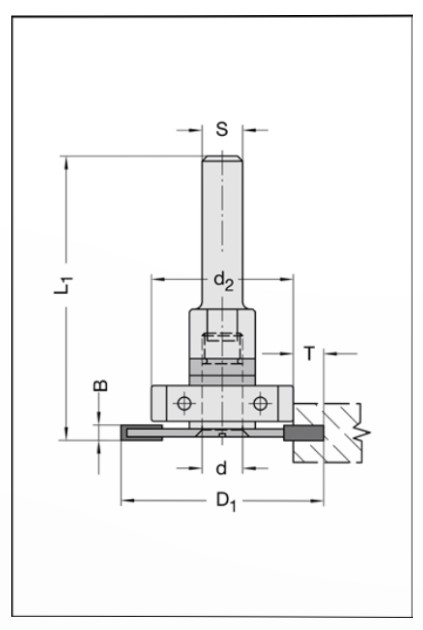 Nutfräsersatz 25163-5 Z2