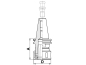 Preview: Spannzangenfutter SK40 / A=70 C925-70R