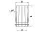 Preview: Spannzange D25.0 / Typ OZ 25 C945-OZ25250