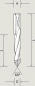Preview: VHW Durchgangsbohrer L = 70