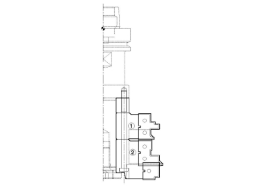 PM-Fräsersatz für Möbeltüren Längs/Konter (Fase) für CNC C217