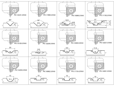 PM-Universal-Rillenfräser für CNC C235-25-M1
