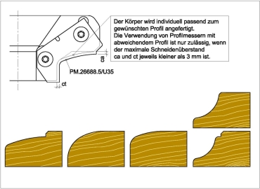 PM-Profilfräser für CNC C237-8520R-M1
