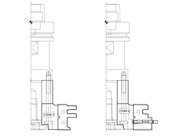 PM-Türzargenfräser (Stockfutter) für CNC C299-1