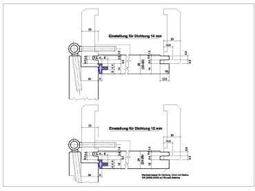 PM-Türzargenfräser (Stockfutter) für CNC C299-2