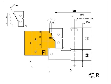 PM-Profilfräser Austauschfräser-EV41 C690-DEV