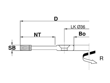 HW-Flachdübelnutfräser C310