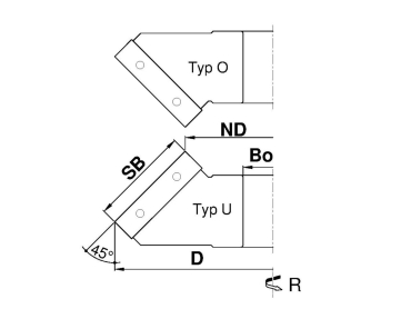 WM-Fasefräser 45° C455-30098-U