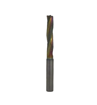 VHW-Schruppfräser 8x35x80 S=8 Z3 mit DLC-Beschichtung für CNC-Oberfräse