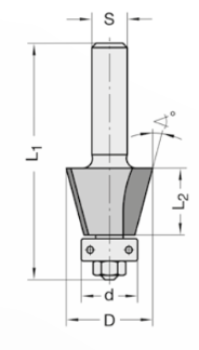 Fasefräser 26x12x52x8 24103-5-26030-R