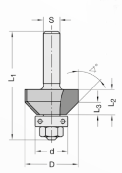 Fasefräser 25x12x52x6 24101-5-25045-R