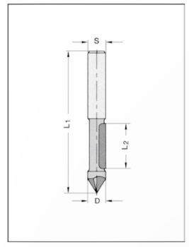 Kopier- und Ausschnittfräser 6.35x20x63x6 24425-5-06300-R