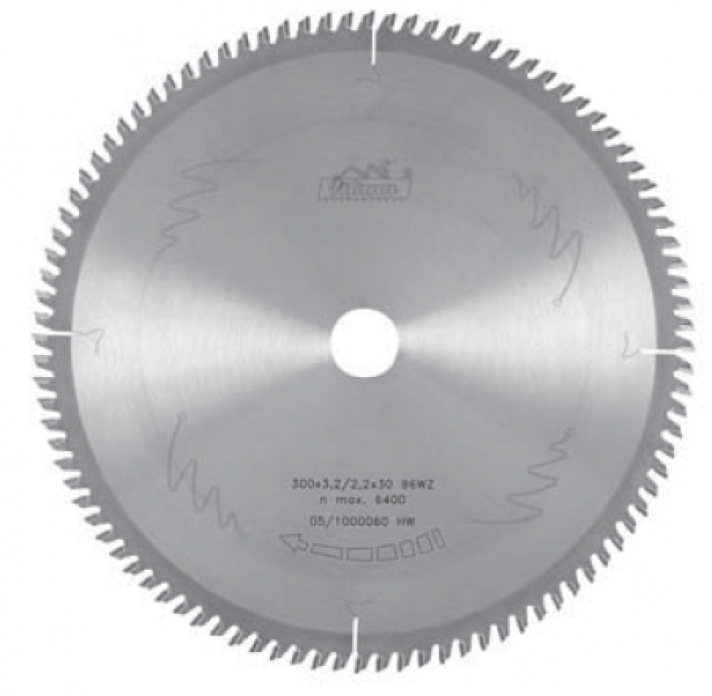 HM-Kreissägeblatt D=350 B=3.6/2,5 Z=108 WZ