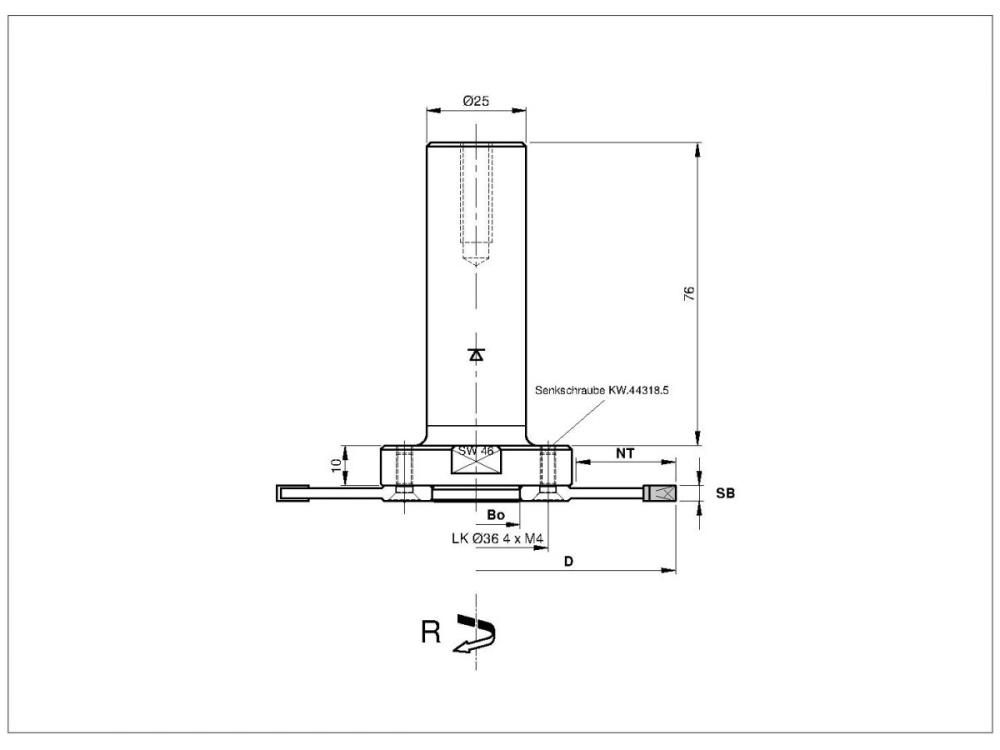 HW-Flachdübelnutfräser C310