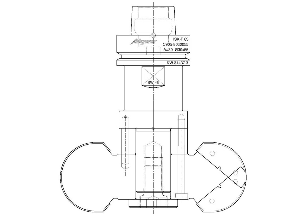 PM-Diskusfräser R30 für Treppenbau für CNC C500-30