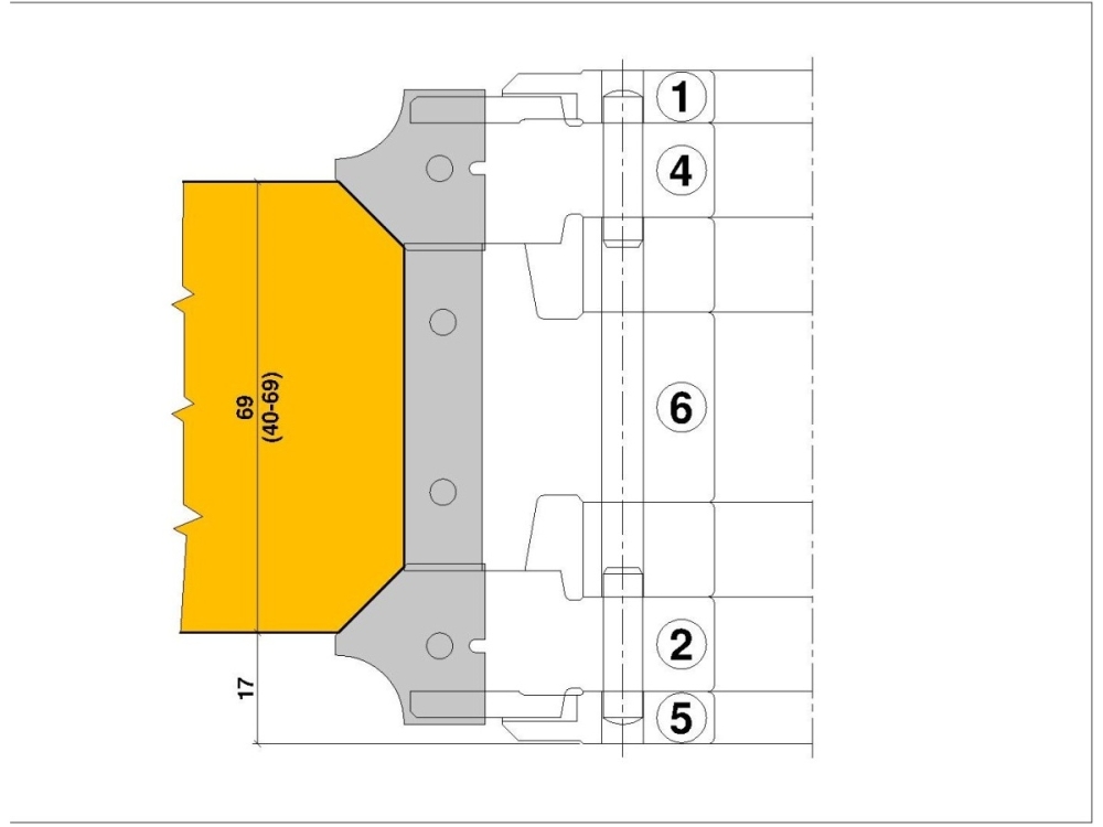 oberer Abr./Fasefr. R6 - R10 C646-610-O