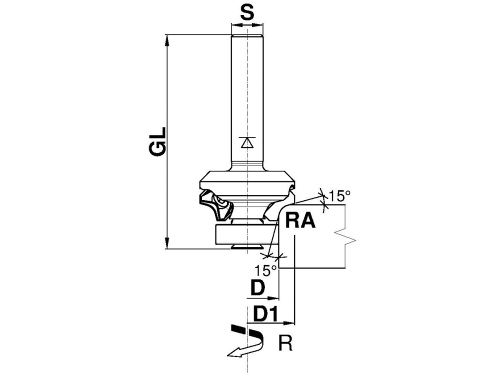 DP-Abrundfräser MAN "Konstantin-Mini" R1-R2 C166-412R1-R2