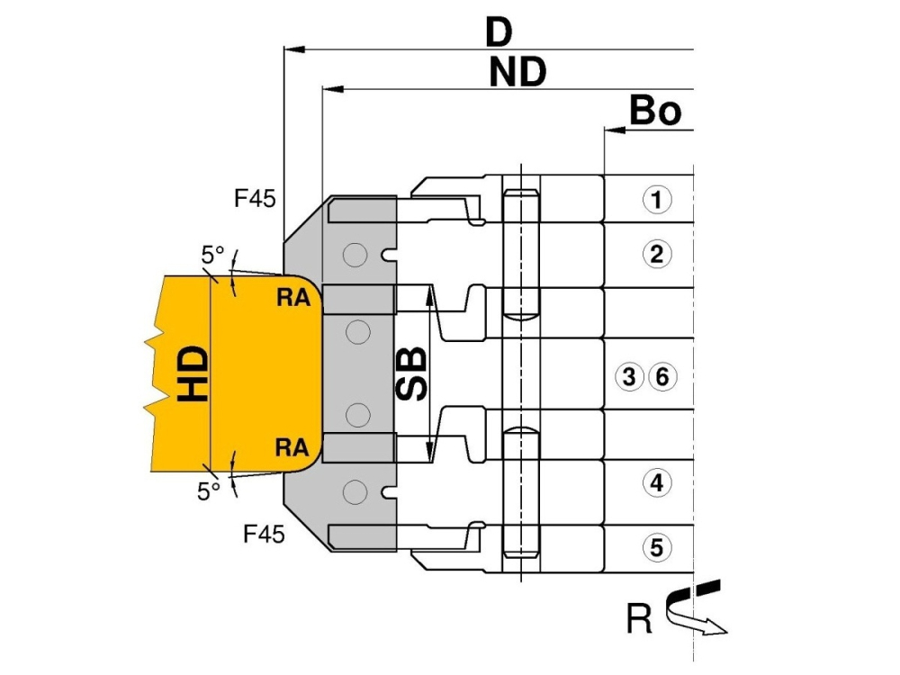 Obere Abdeckscheibe zu A645 C645-AS-O