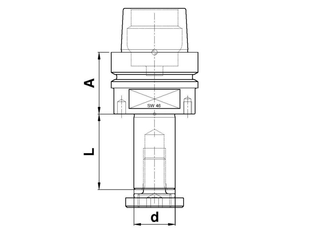 Fräsdorn HSK-E 63 C805-4530080