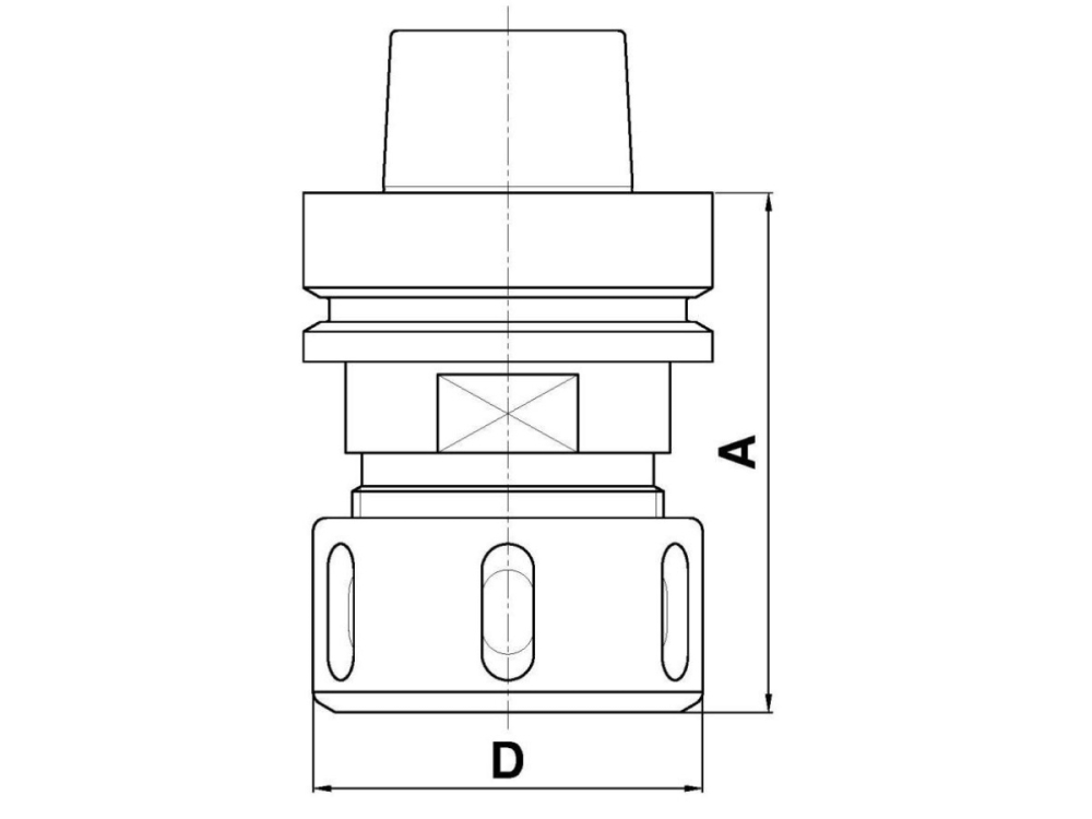 Spannzangenfutter HSK-F 63 - RL / A=76 C910-76R