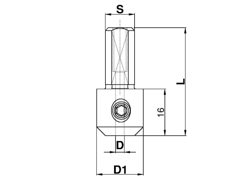 Bohreraufnahme D5.0mm C975-501637
