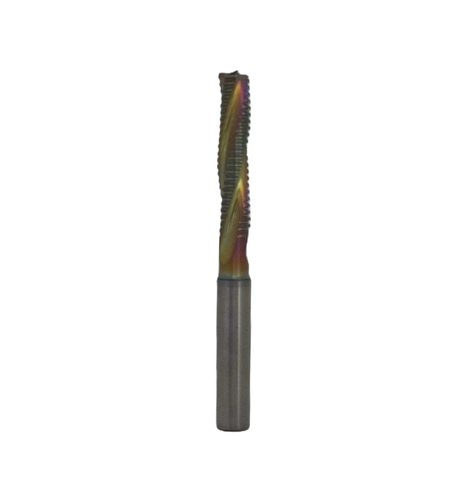 VHW-Schruppfräser 8x35x80 S=8 Z3 mit DLC-Beschichtung für CNC-Oberfräse