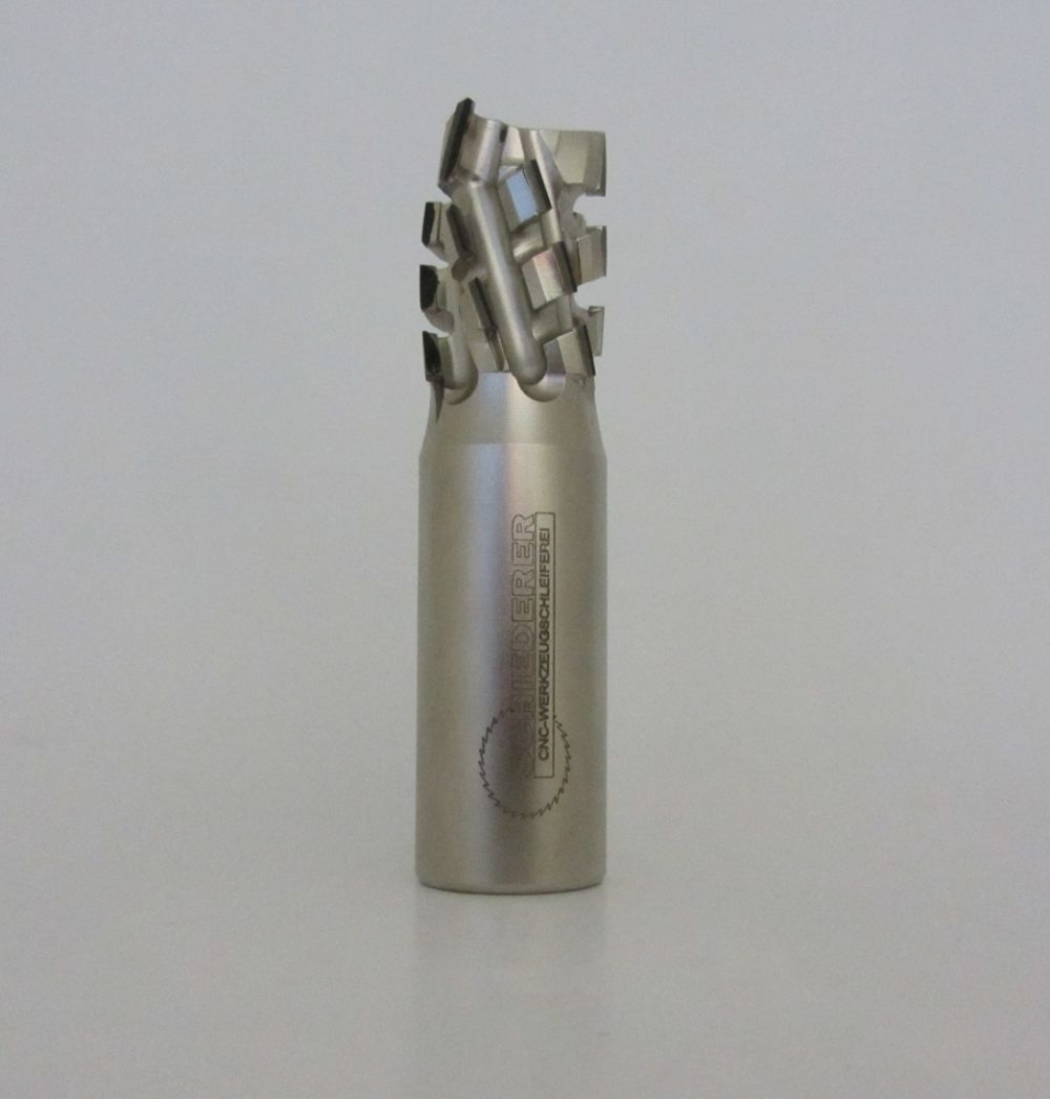 DIA-Schaftfräser Ø25x35x100 Rechtslauf S=25x55 Z=3+3+1DIA H=2,5mm