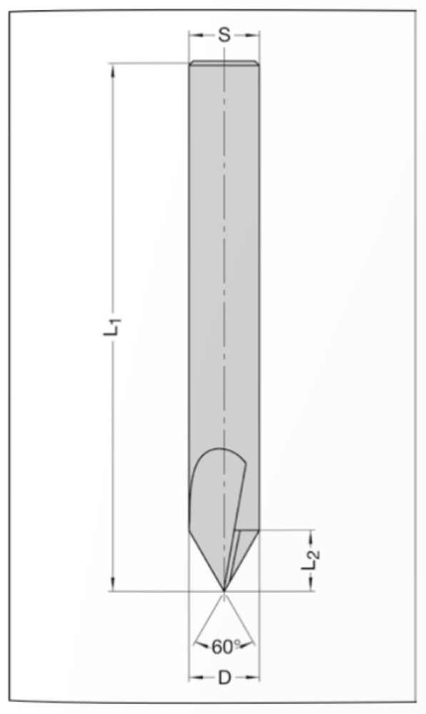 Ausspitzfräser VHW 16x120X14 20247616000R