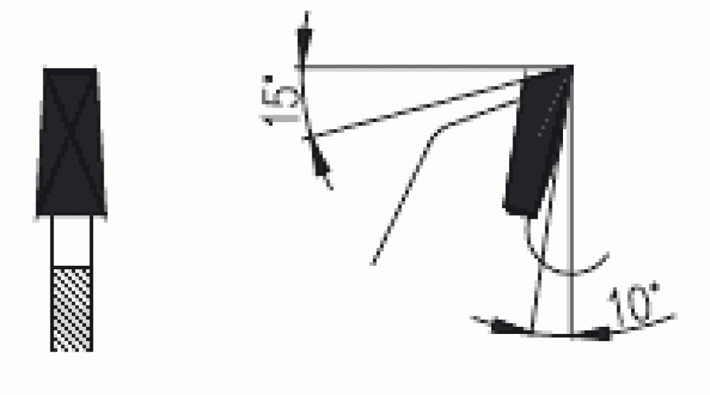 HW Vorritzersägeblatt Konisch 125x3,1-4,2x20 Z=24 FZ